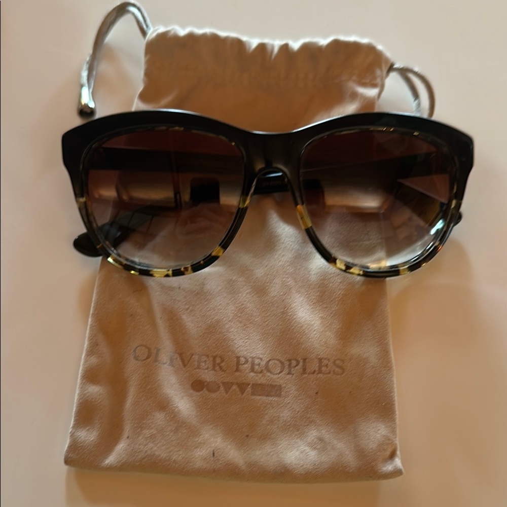 Oliver Peoples Tortoise Sunglasses